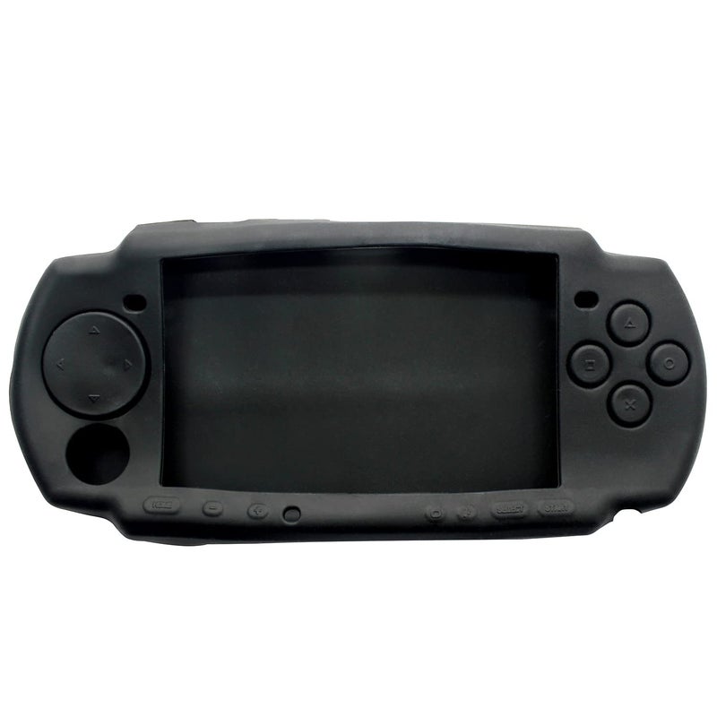 OSTENT Soft Protector Silicon Travel Carry Case Skin Cover Pouch Sleeve for Sony PSP 2000/3000 Color Black - Image 1